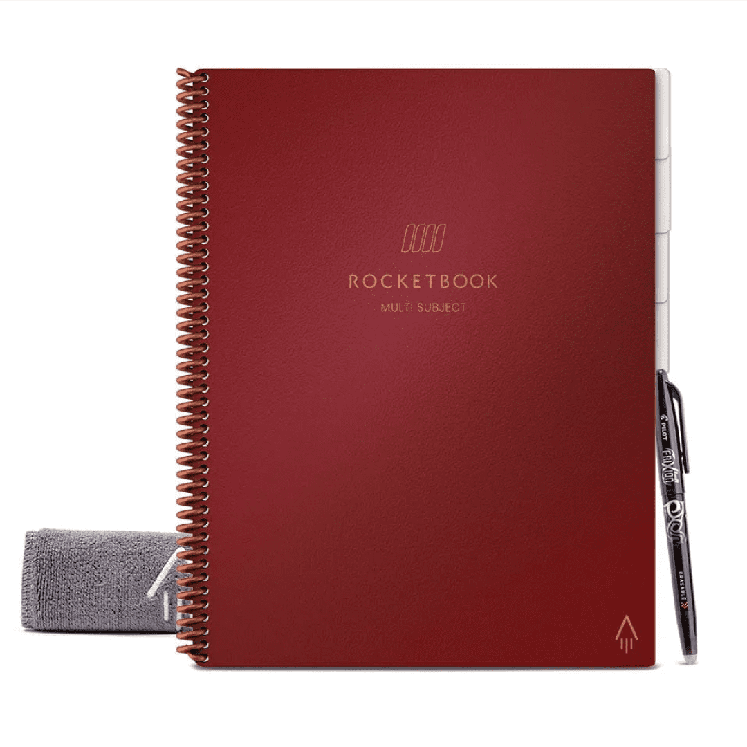 Red Rocketbook Multi-Subject Notebook