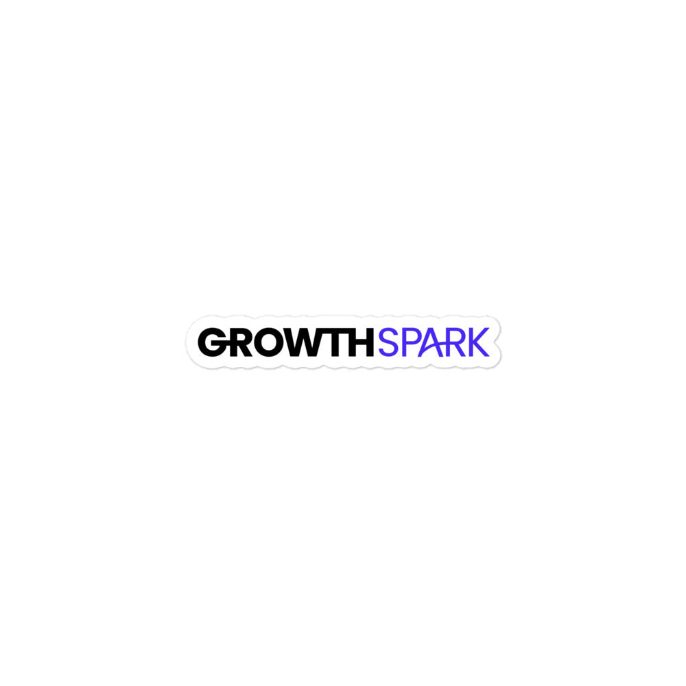 Guggenheim Museum Oplossen Fonkeling Growth Spark Logo Sticker