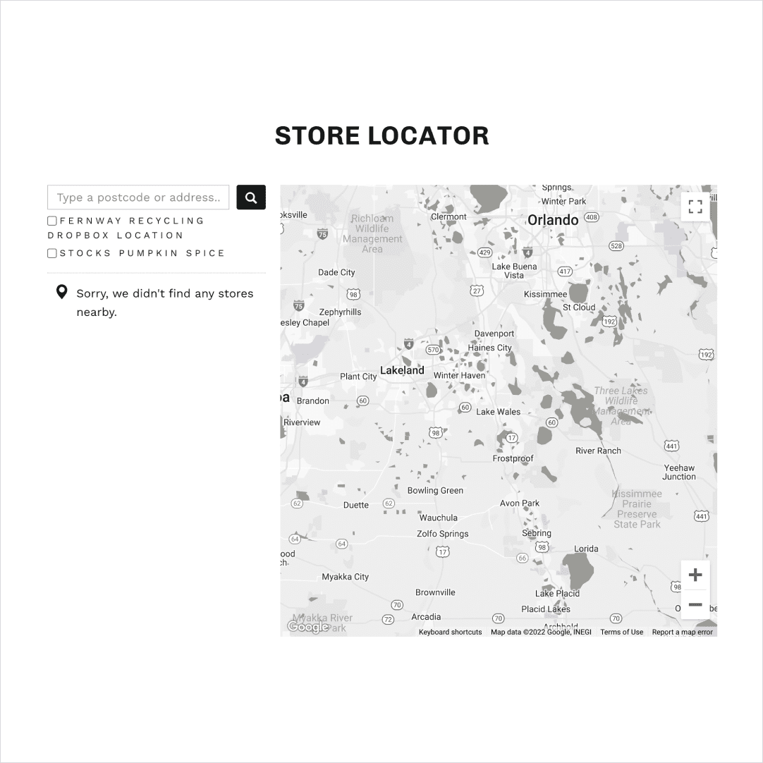 Fernway Store Locator App