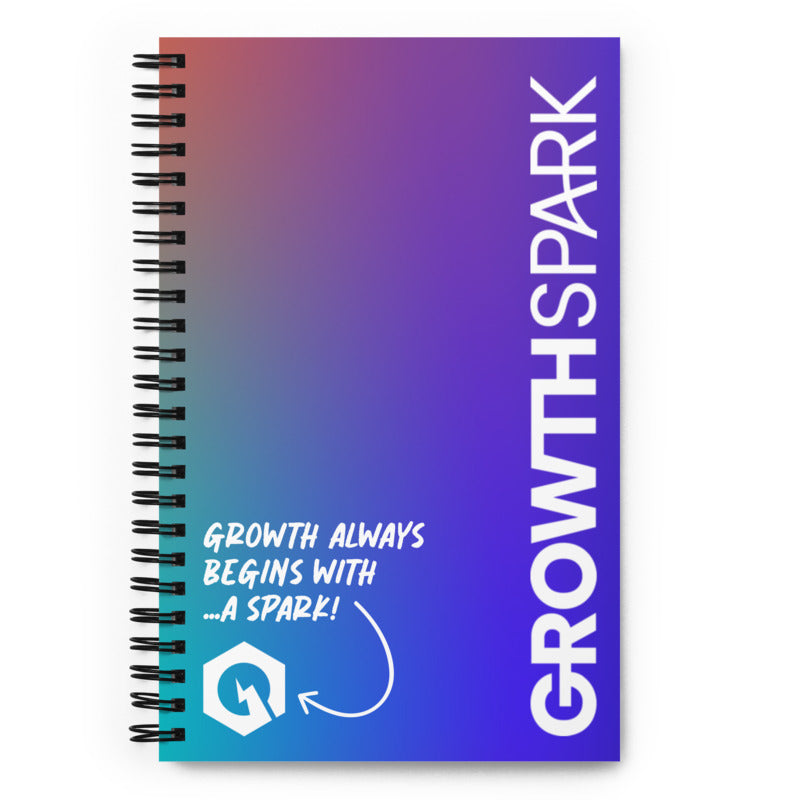Growth Spark Branded Spiral notebook