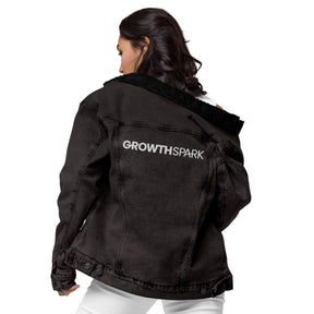Growth Spark Icon Unisex Denim Sherpa Jacket