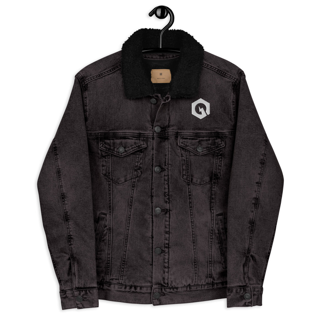 GNigma Logo Unisex Denim Sherpa outlet Jacket